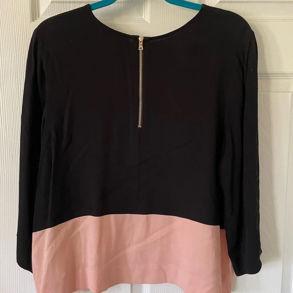 Cute Color Block Blouse - Picture 4 of 4